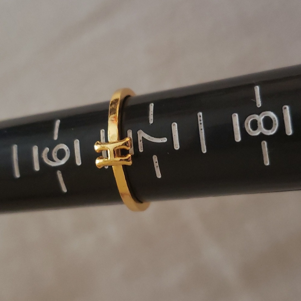 Gorjana Initial Ring - "H" - image 2